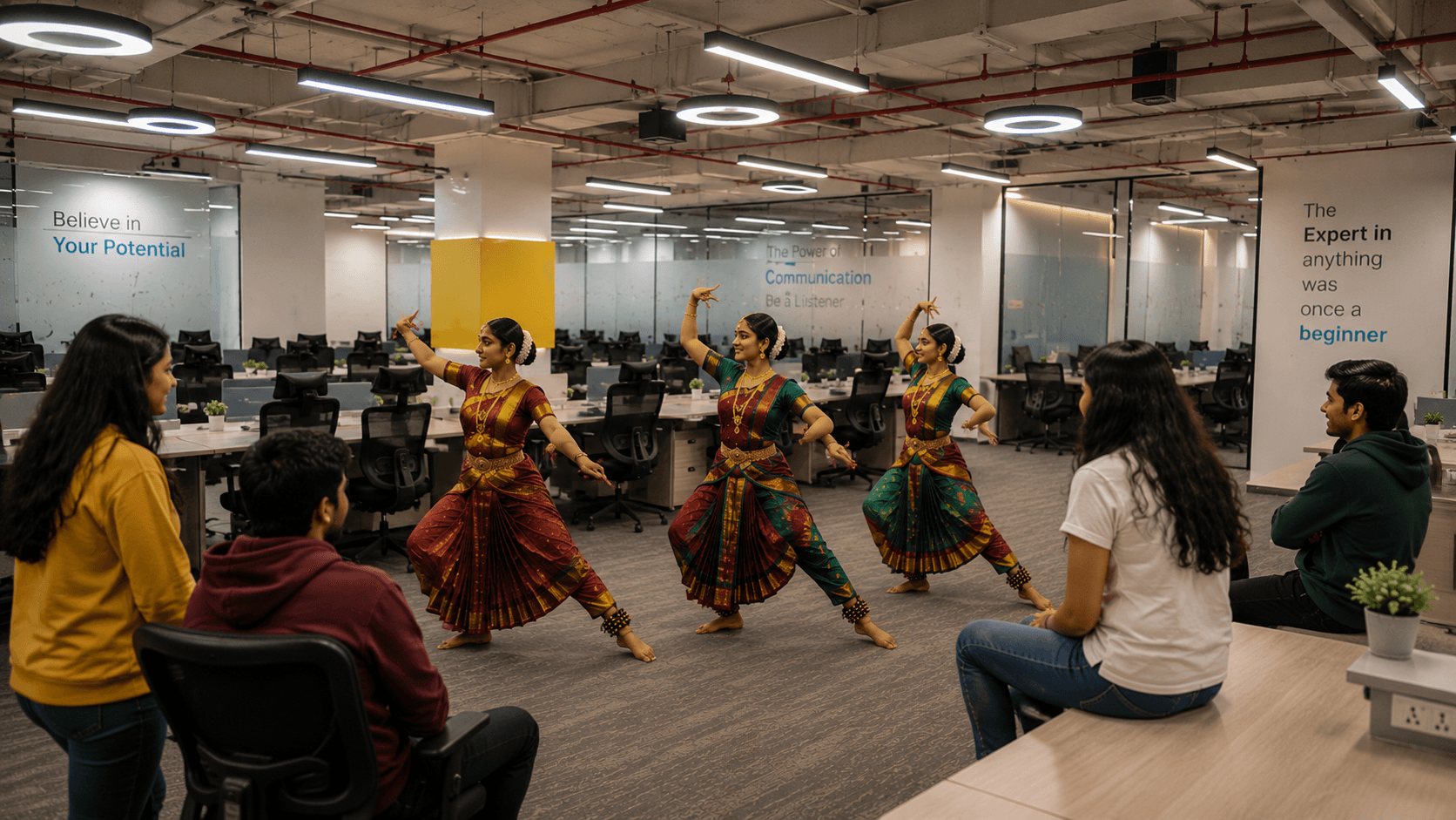 Cultural performance at TSL campus